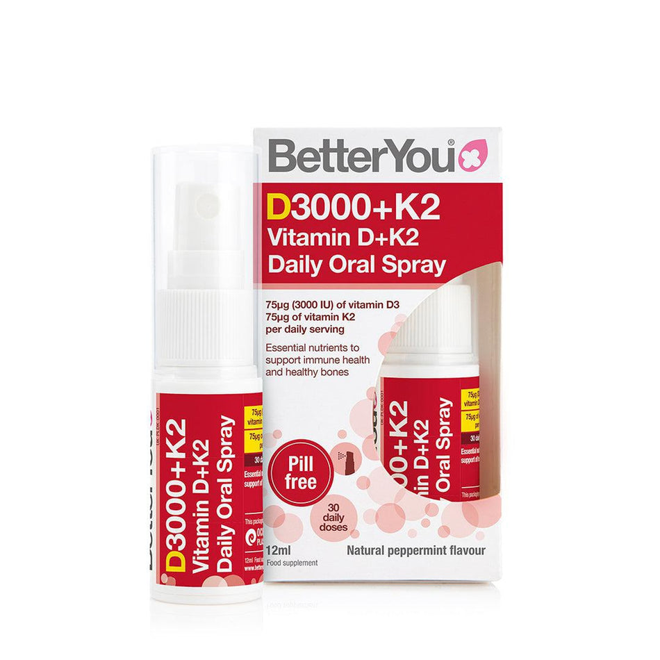 Better You D Lux Vitamin D K2 Oral Spray 12ml