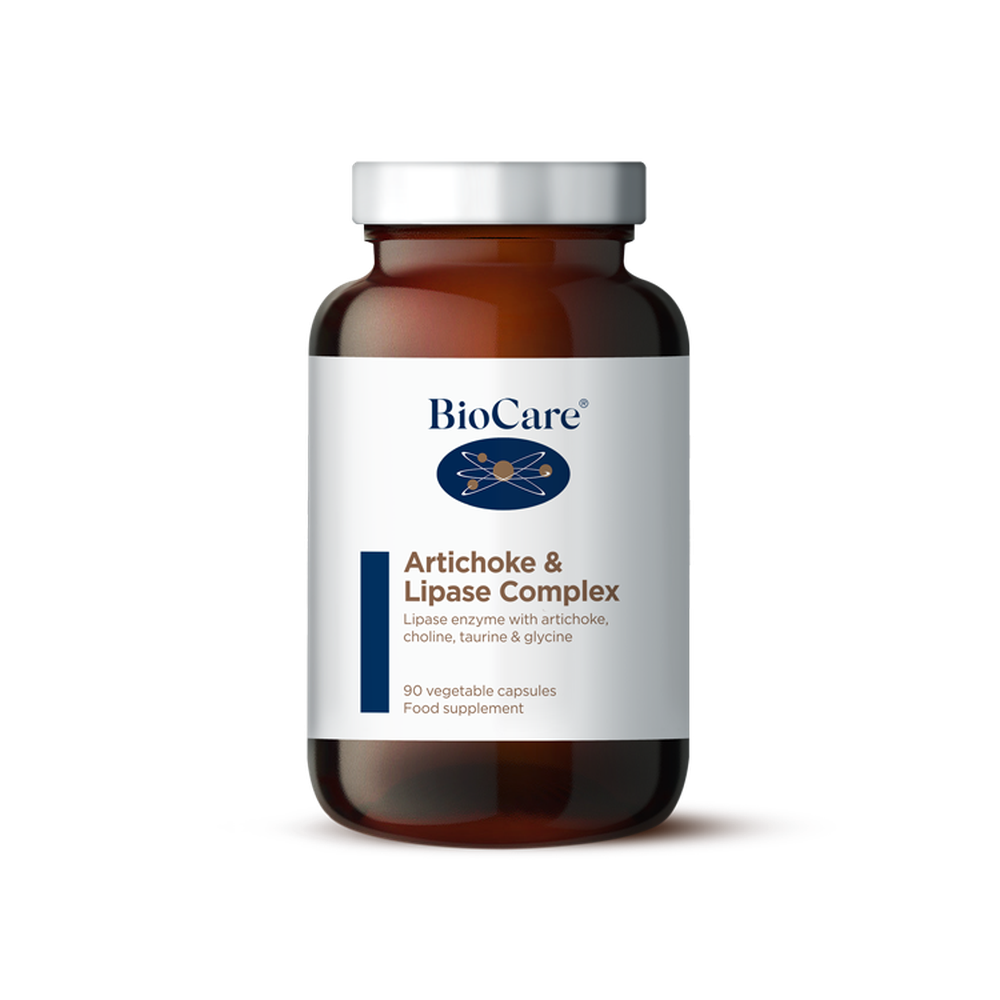 Biocare Artichoke Lipase Complex 90 Caps Formerly Lipozyme®- Lillys Pharmacy and Health Store