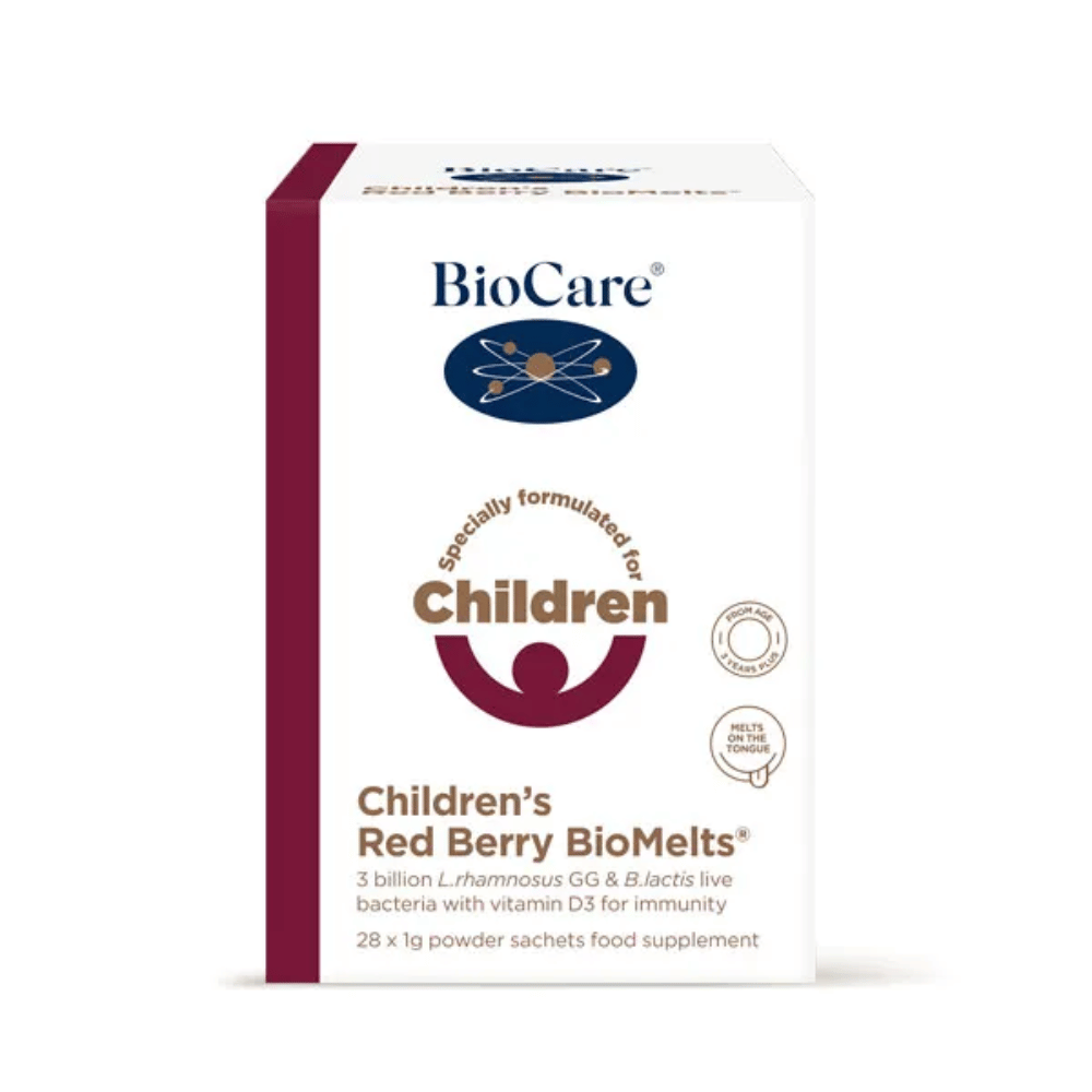 Biocare Childrens Red Berry Biomelts 28 Sachets- Lillys Pharmacy and Health Store
