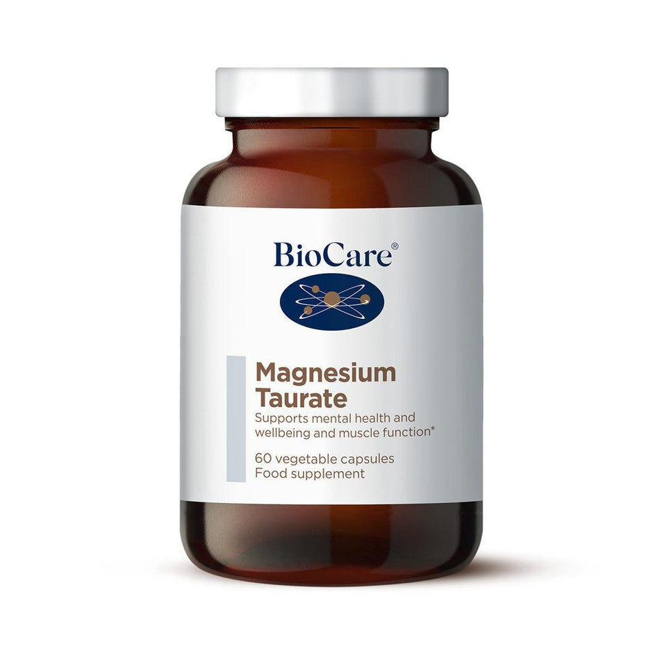 Biocare Magnesium Taurate 60 Caps- Lillys Pharmacy and Health Store