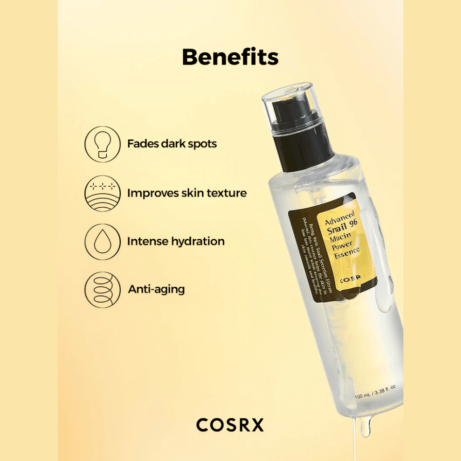 COSRX Advanced Snail 96 Mucin Power Essence 100ml- Lillys Pharmacy and Health Store