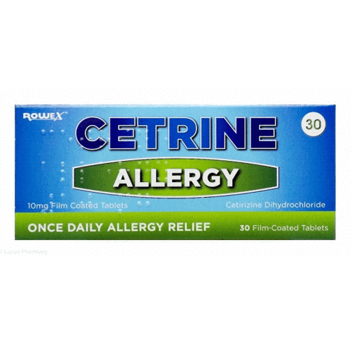 Cetrine Allergy Relief Tablets 30 Pack  