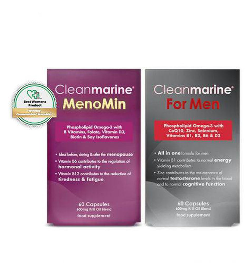Cleanmarine MenoMin & For Men Twinpack- Lillys Pharmacy and Health Store
