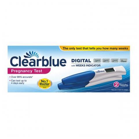 Clearblue Pregnancy Double Digital Test with Weeks Indicator  