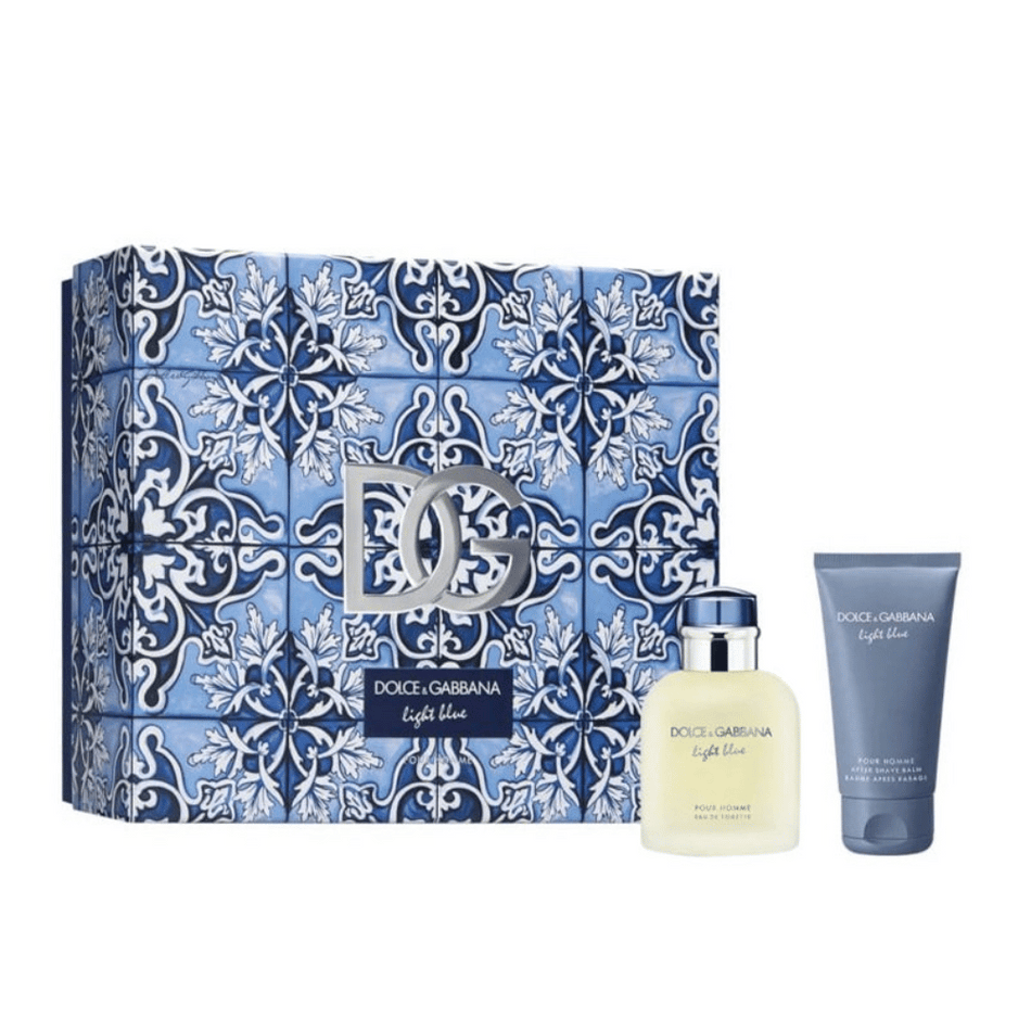 Dolce And Gabbana Light Blue Mens 75ml 2pc Gift Set- Lillys Pharmacy and Health Store