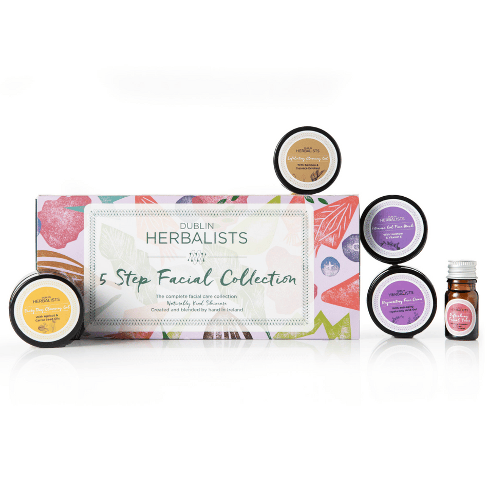 Dublin Herbalists 5 Step Facial Collection- Lillys Pharmacy and Health Store