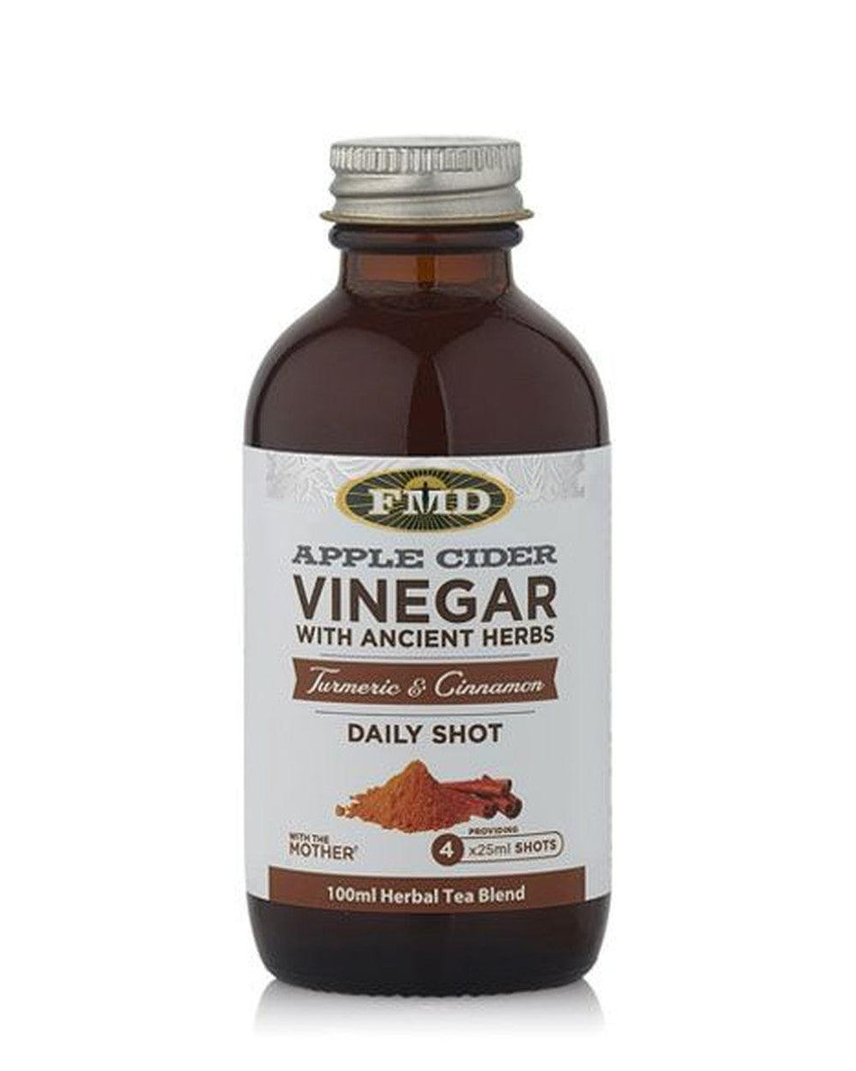 FMD Apple Cider Vinegar Turmeric & Cinnamon 100ml- Lillys Pharmacy and Health Store