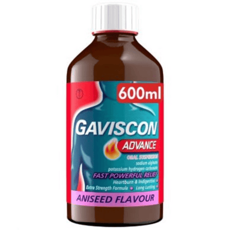 Gaviscon Advance Aniseed Liquid 600ml- Lillys Pharmacy and Health Store