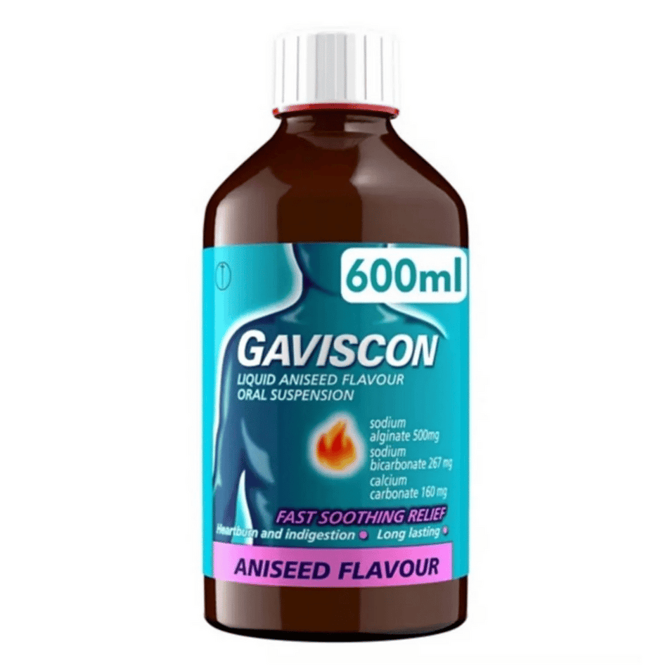 Gaviscon Aniseed Liquid 600ml- Lillys Pharmacy and Health Store