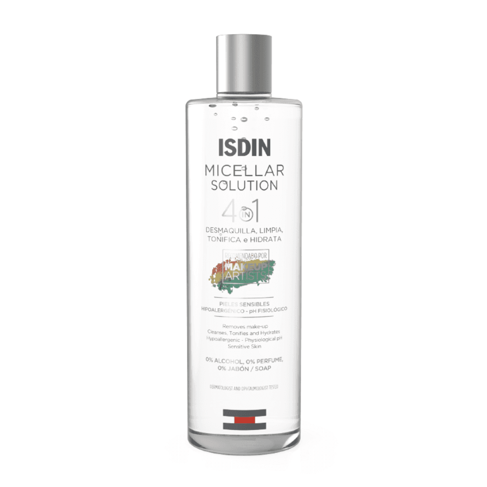 ISDIN Micellar Solution 4 In 1 Hydrating Facial Cleansing 400ml LillysPharmacy.ie