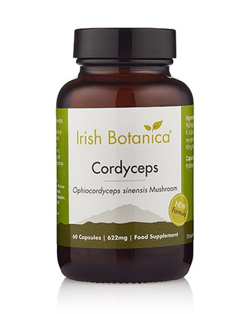 Irish Botanica Cordyceps Mushroom 60 Caps- Lillys Pharmacy and Health Store