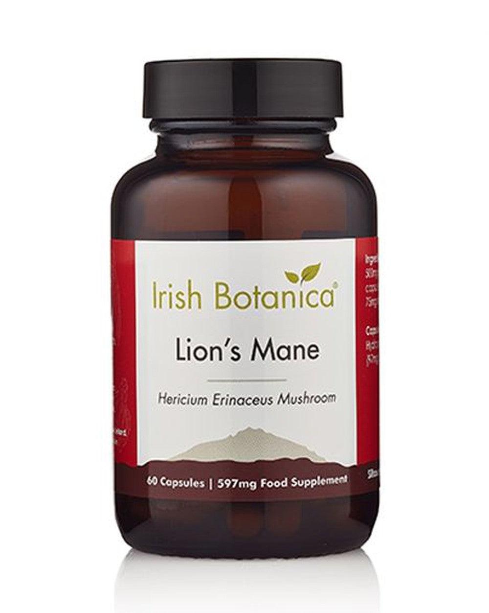 Irish Botanica Lions Mane Mushroom 60 Caps- Lillys Pharmacy and Health Store