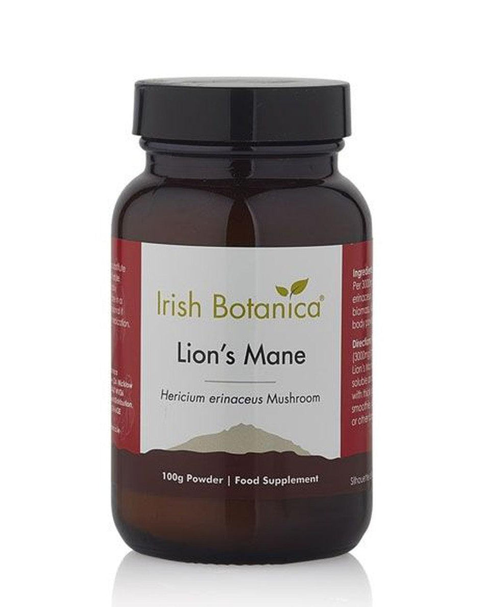 Irish Botanica Lion's Mane Mushroom Powder 100g- Lillys Pharmacy and Health Store