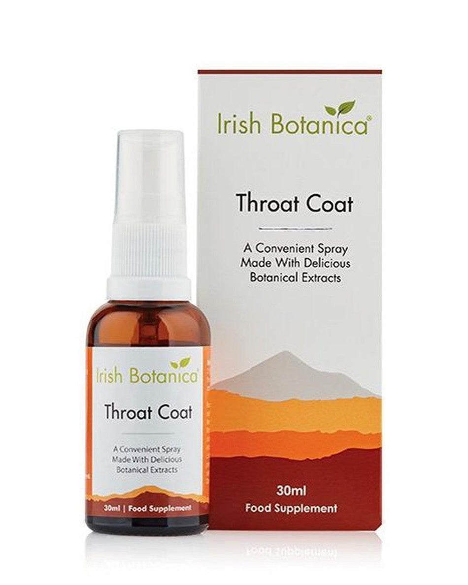 Irish Botanica Throat Coat Oral Spray 30ml- Lillys Pharmacy and Health Store