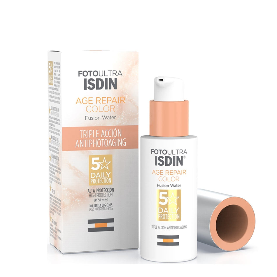 ISDIN Foto Ultra Age Repair Color Fusion Water SPF50 50ml  | Goods Department Store