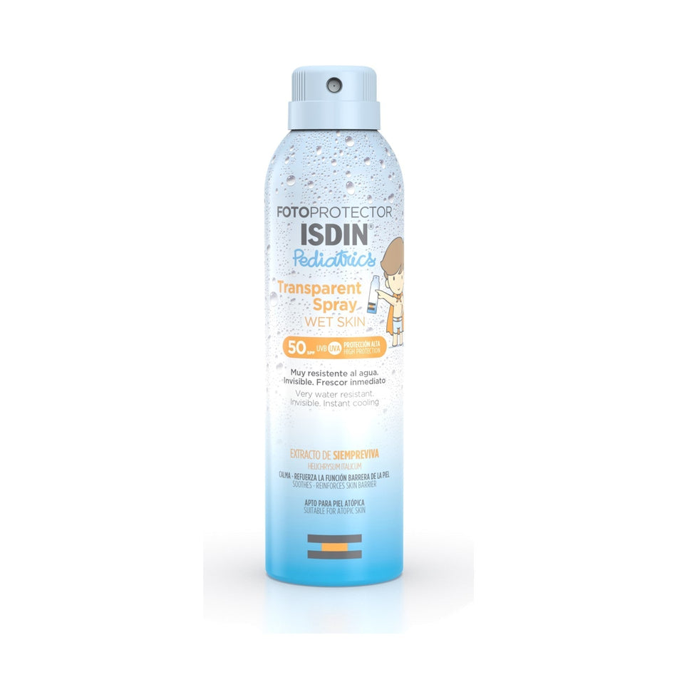 ISDIN Fotoprotector Pediatrics Transparent Spray Wet Skin SPF50 250ml  | Goods Department Store