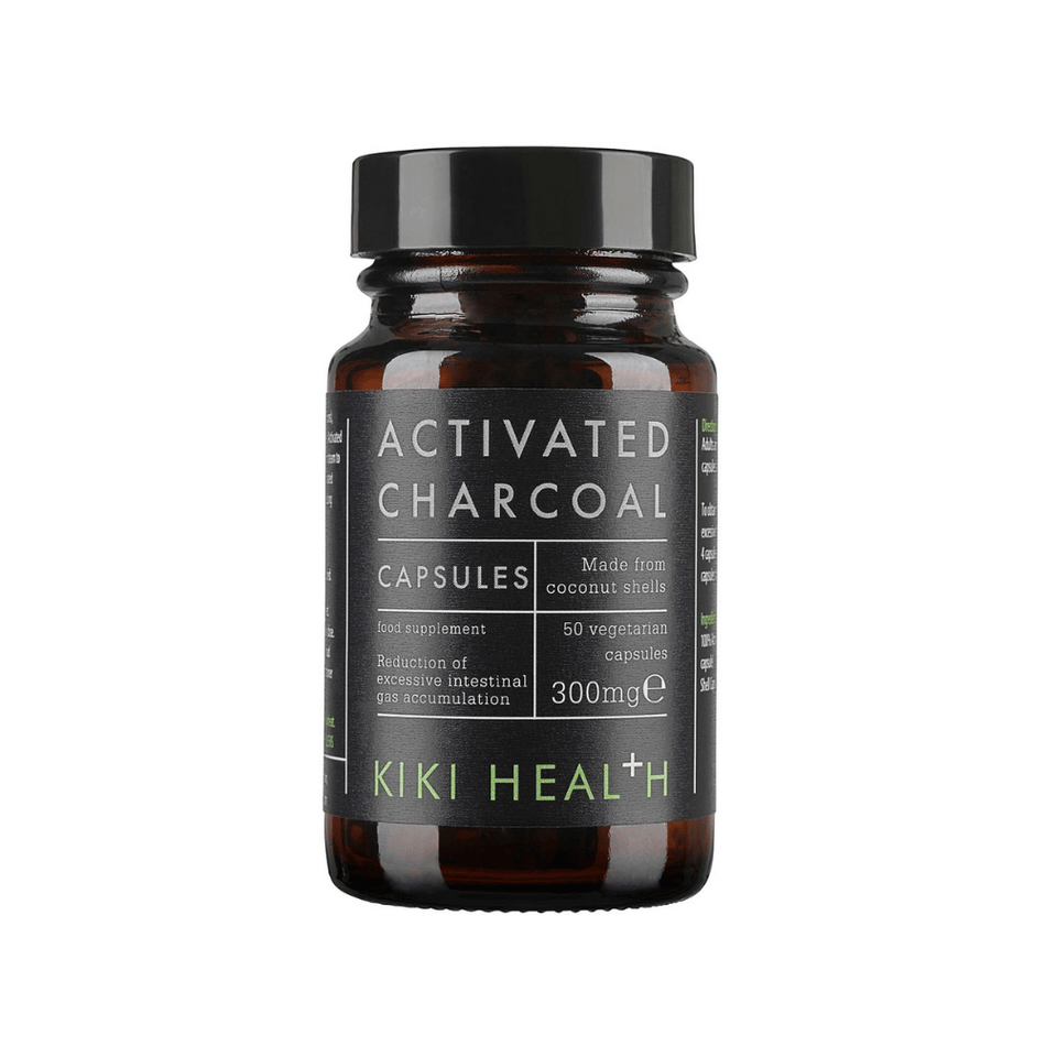 KIKI Activated Charcoal Capsules 50 Vegicaps- Lillys Pharmacy and Health Store