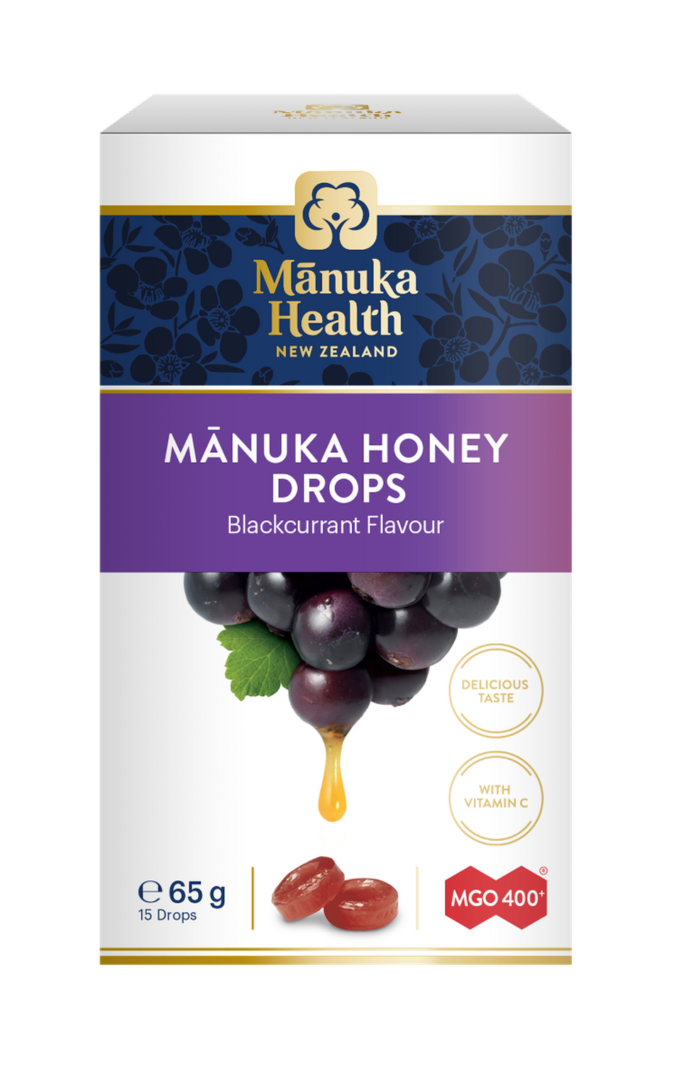Manuka Honey Lozenges with BLACKCURRANT 4.3g 15s- Lillys Pharmacy and Health Store
