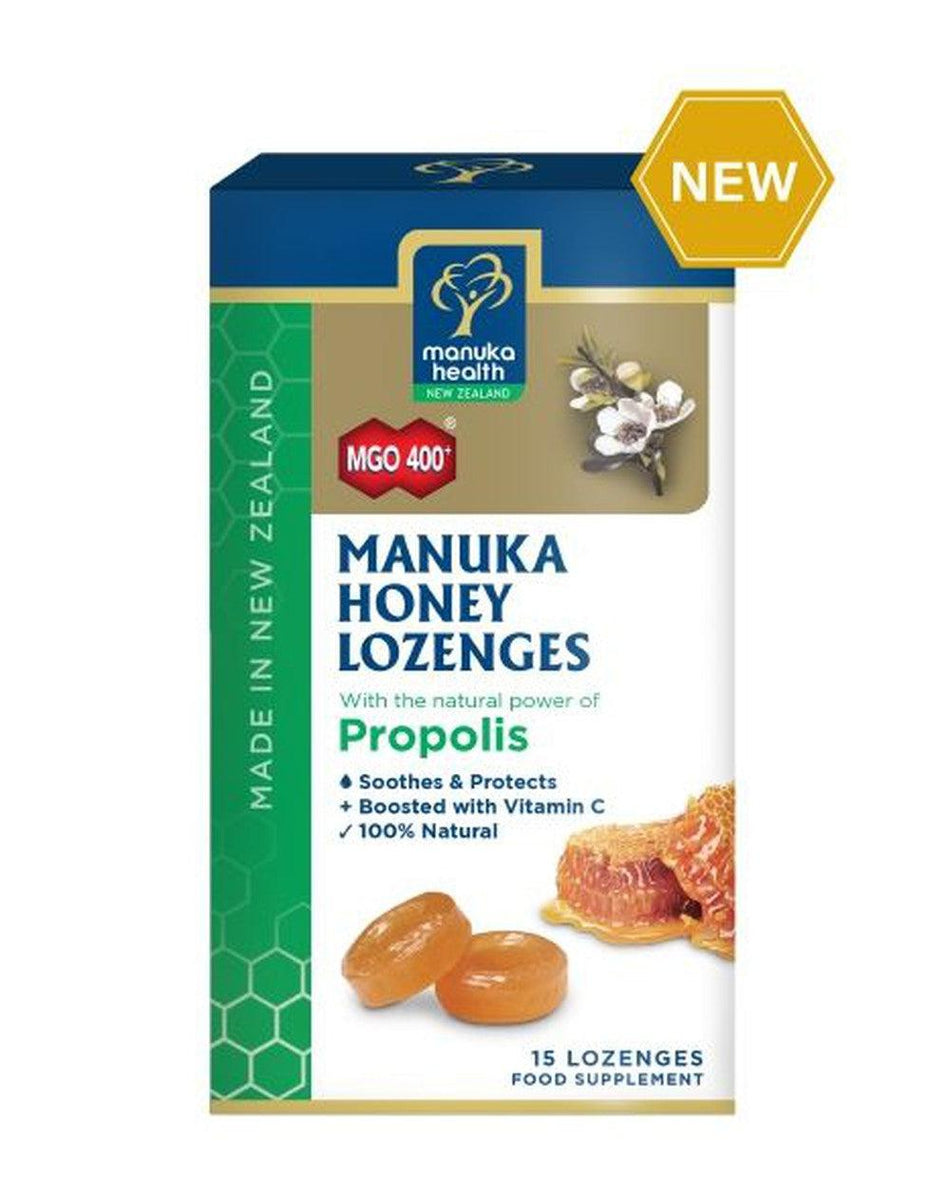 Manuka Honey Lozenges with PROPOLIS 4.3g 58's- Lillys Pharmacy and Health Store