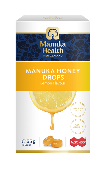 Manuka Honey drops with LEMON 4.3g 15s- Lillys Pharmacy and Health Store