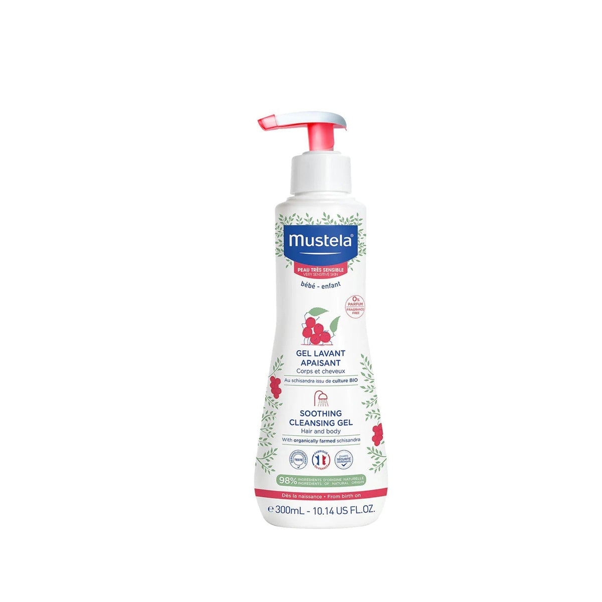 Mustela Soothing Cleansing Gel 300ml- Lillys Pharmacy and Health Store