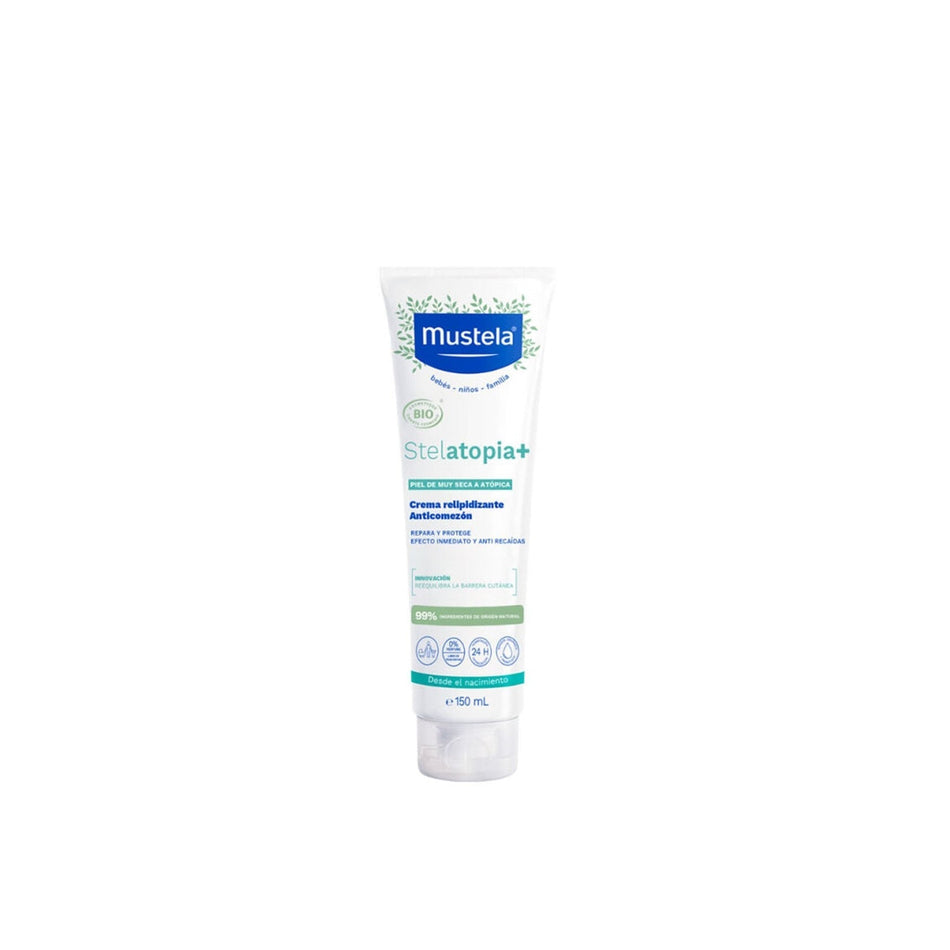Mustela Stelatopia+ Lipid-Replenishing Cream Anti-Itching Organic 150ml- Lillys Pharmacy and Health Store