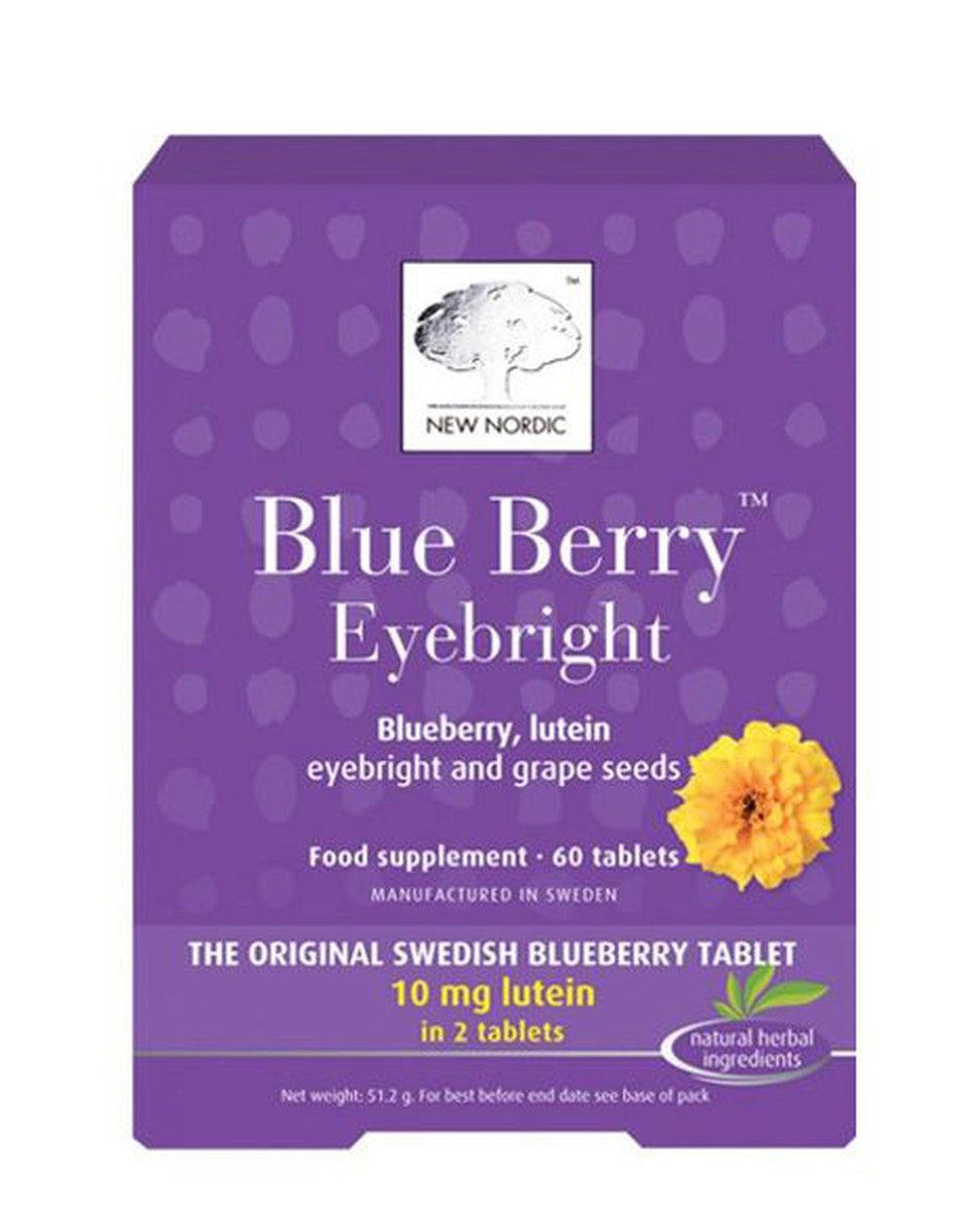 New Nordic Blue Berry 60 Tabs- Lillys Pharmacy and Health Store