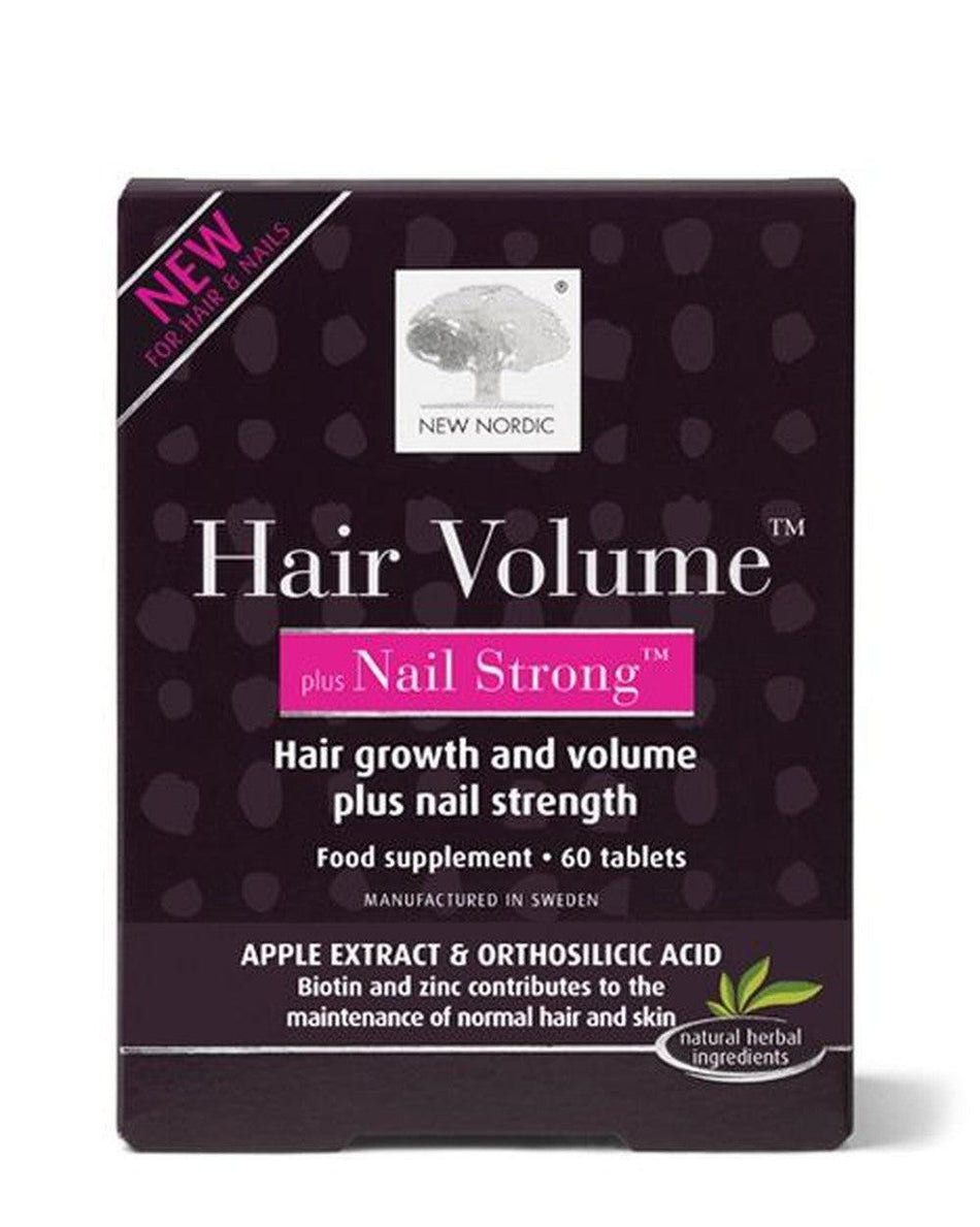 New Nordic Hair Volume™ plus Nail Strong 60 Tabs- Lillys Pharmacy and Health Store