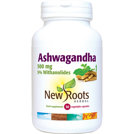 New Roots Ashwagandha 30 Capsules- Lillys Pharmacy and Health Store
