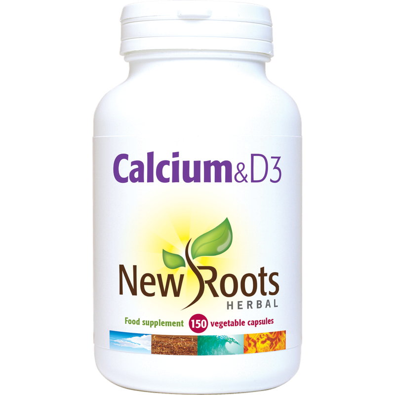 New Roots Calcium & D3 150 Capsules- Lillys Pharmacy and Health Store