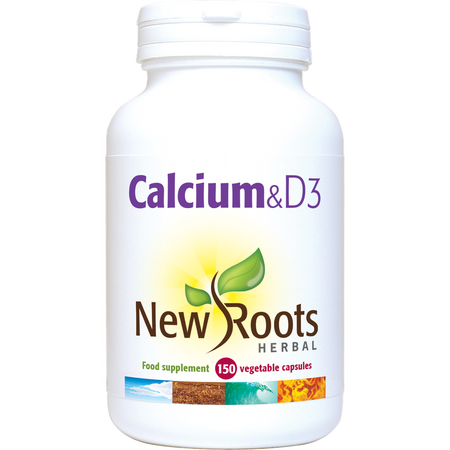 New Roots Calcium & D3 150 Capsules- Lillys Pharmacy and Health Store