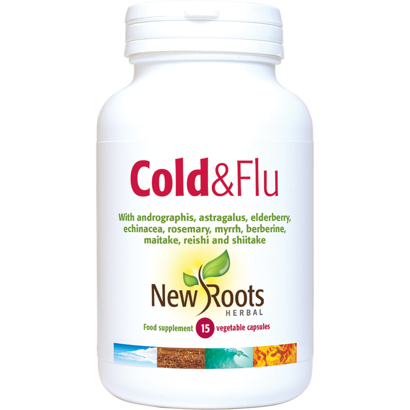 New Roots Cold&Flu 15 Capsules- Lillys Pharmacy and Health Store