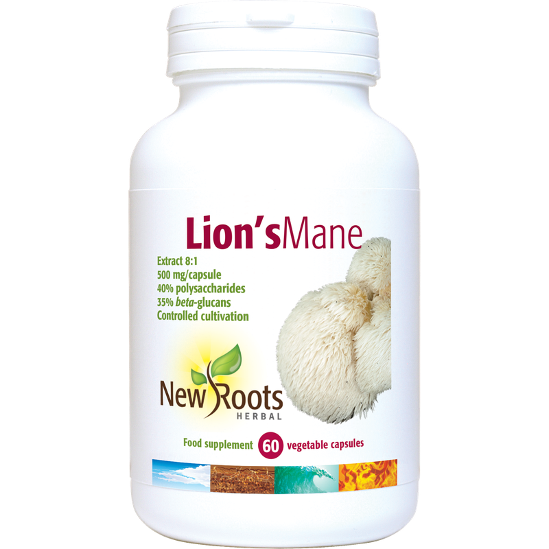 New Roots Lion's Mane 60 Capsules- Lillys Pharmacy and Health Store