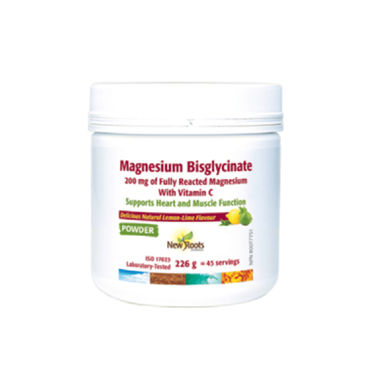New Roots Magnesium Bisglycinate + C 226gr- Lillys Pharmacy and Health Store
