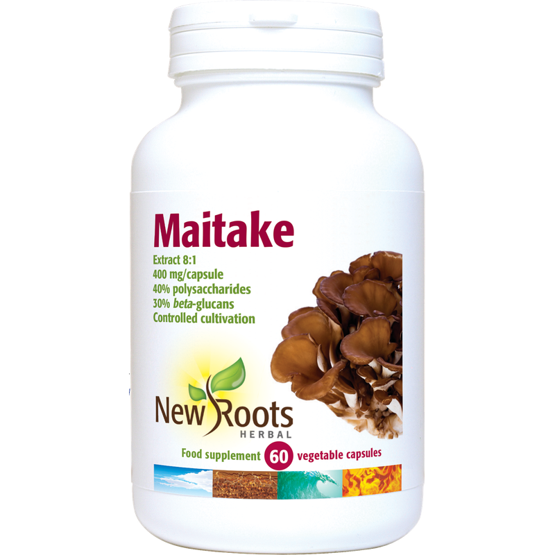 New Roots Maitake 400mg 60 Capsules- Lillys Pharmacy and Health Store