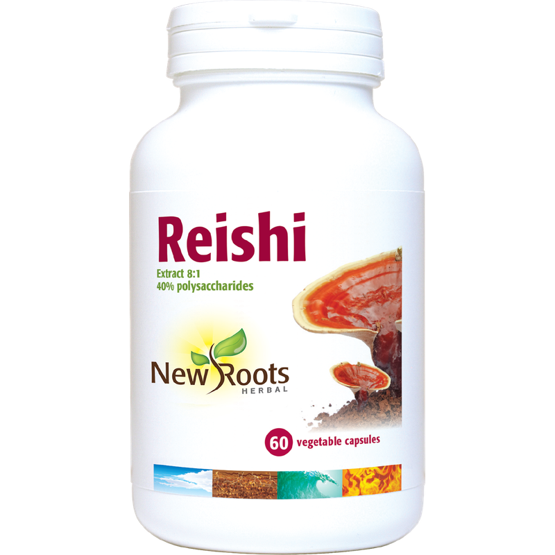 New Roots Reishi 500mg 60 Capsules- Lillys Pharmacy and Health Store
