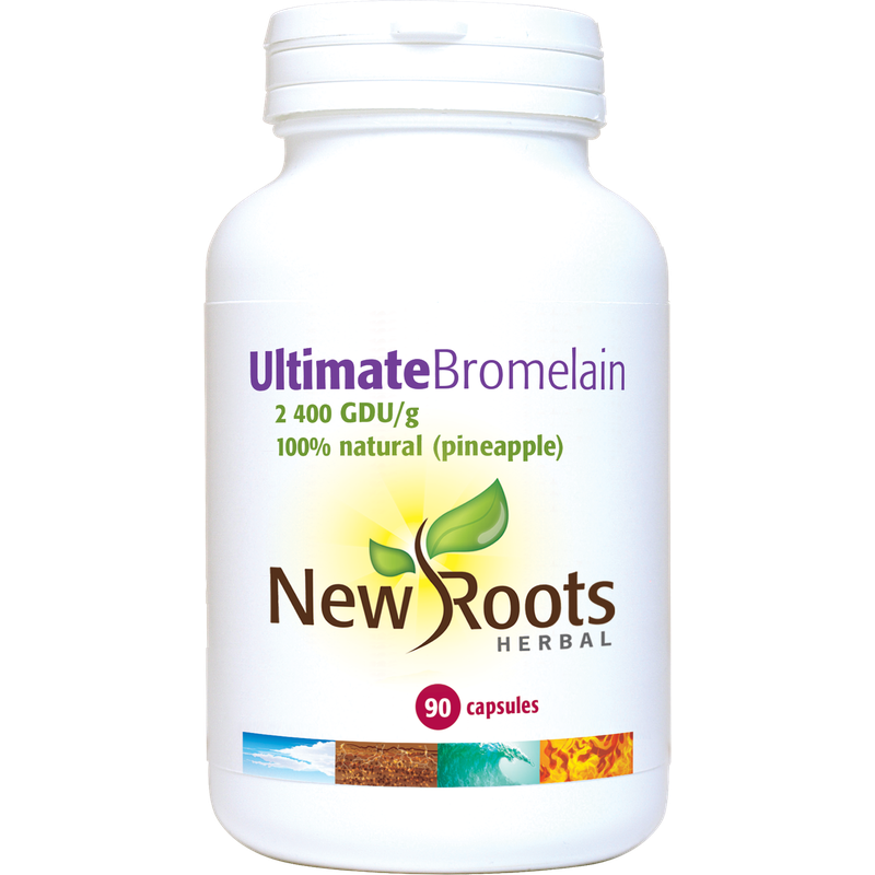New Roots Ultimate Bromelain 2,400 500mg 90 Capsules- Lillys Pharmacy and Health Store