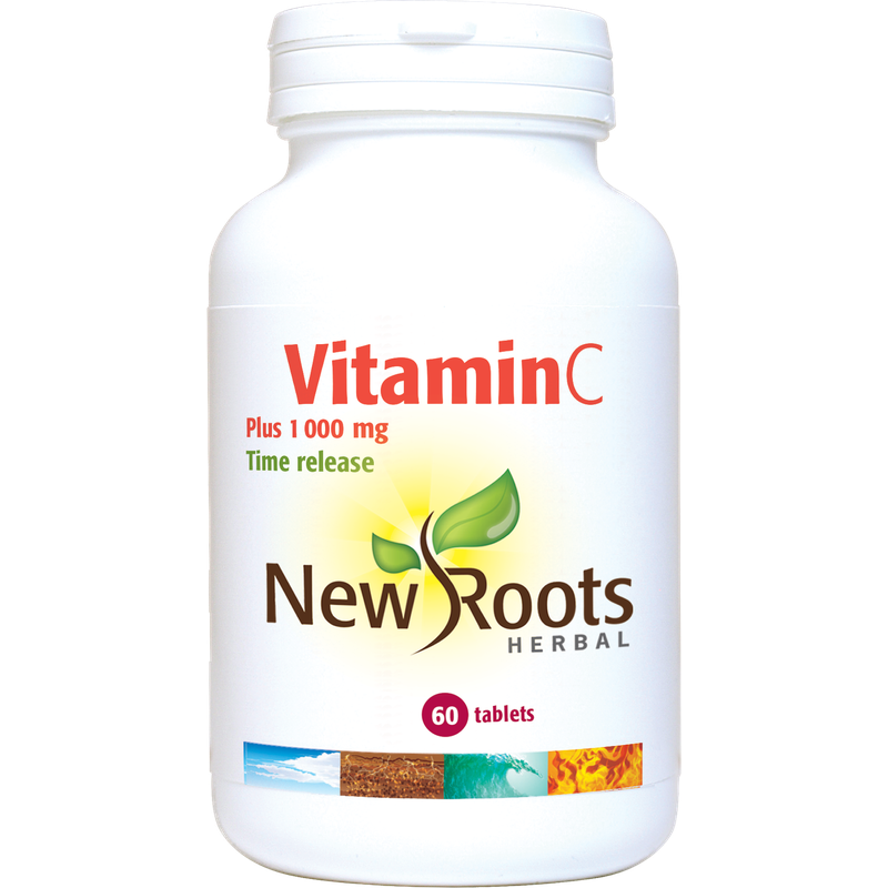 New Roots Vitamin C Plus 1 000mg 60 Tablets- Lillys Pharmacy and Health Store