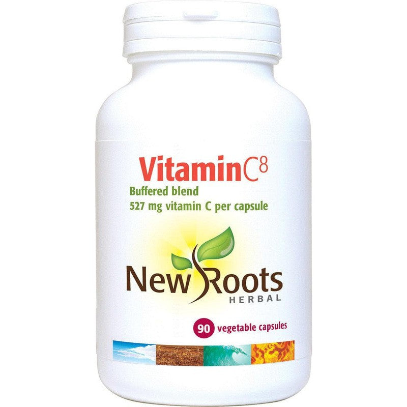 New Roots Vitamin C8 90 Capsules- Lillys Pharmacy and Health Store