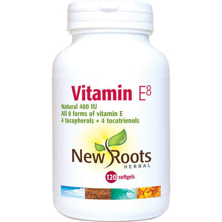 New Roots Vitamin E8 400 IE 120 Softgels- Lillys Pharmacy and Health Store
