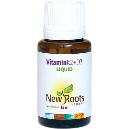 New Roots Vitamin K2+D3 15ml- Lillys Pharmacy and Health Store
