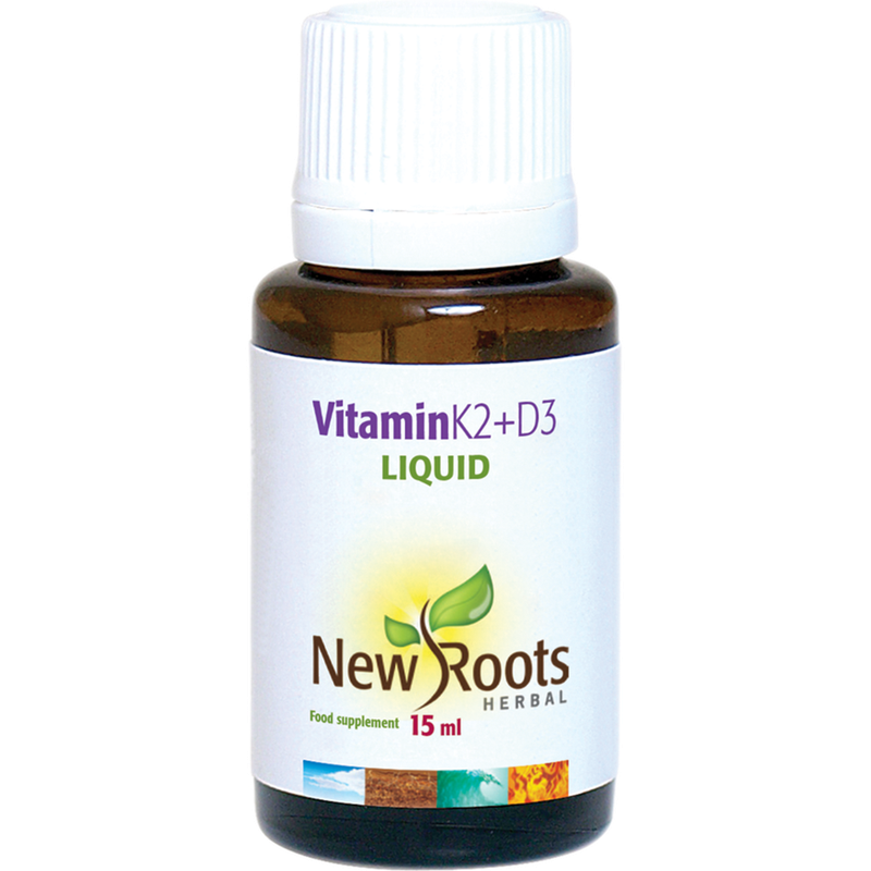 New Roots Vitamin K2+D3 15ml- Lillys Pharmacy and Health Store