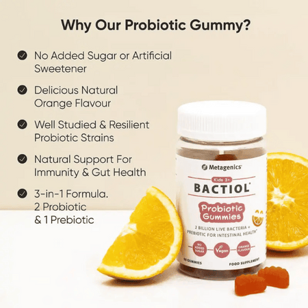 Nutri Advanced Bactiol Probiotic Gummies for Kids 50 Gummies- Lillys Pharmacy and Health Store