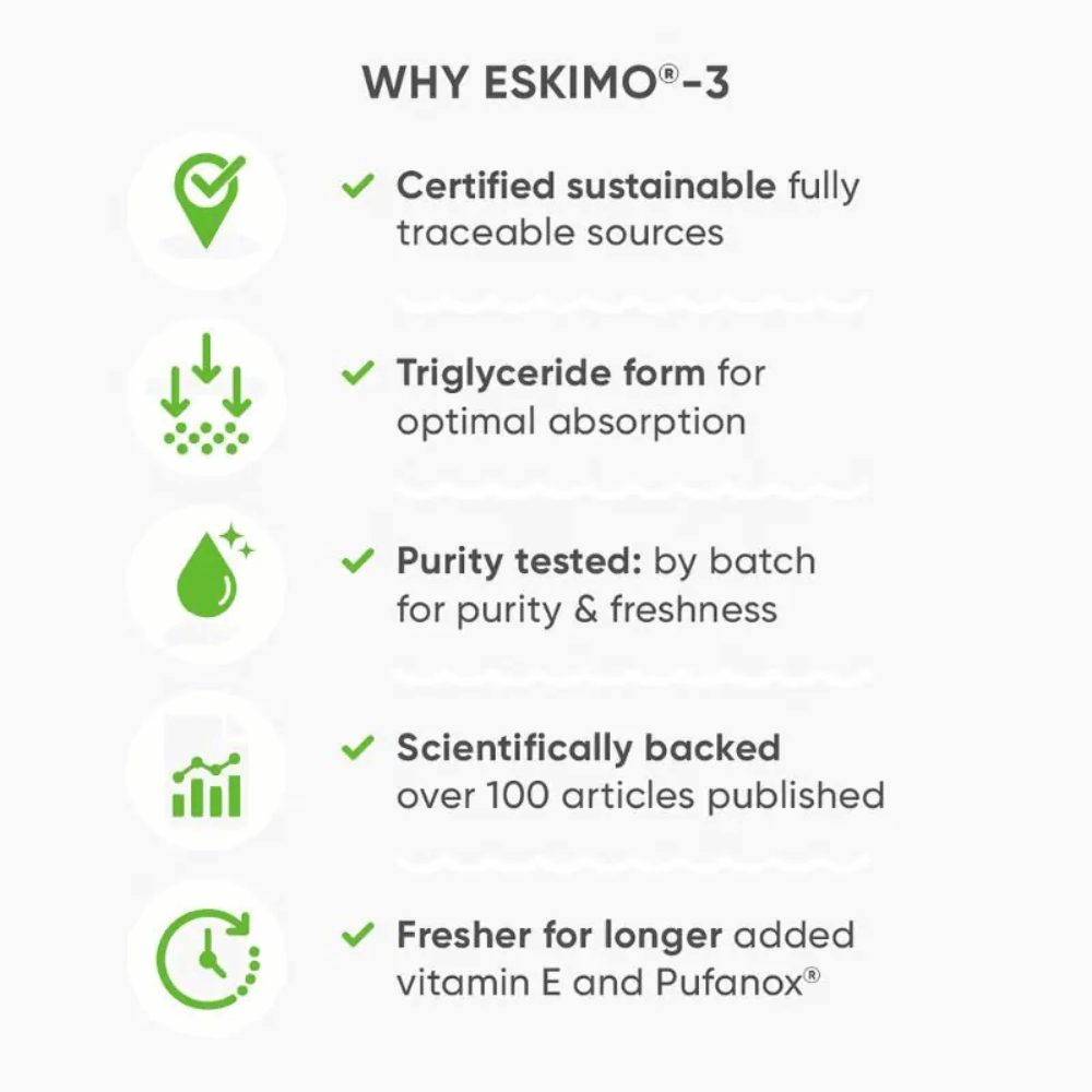 Nutri Advanced Eskimo-3 Extra High Strength Fish Oil Capsules 50- Lillys Pharmacy and Health Store