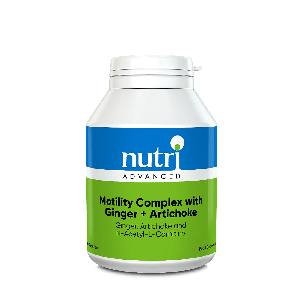 Nutri Advanced Motility Complex with Ginger + Artichoke 120 Caps- Lillys Pharmacy and Health Store