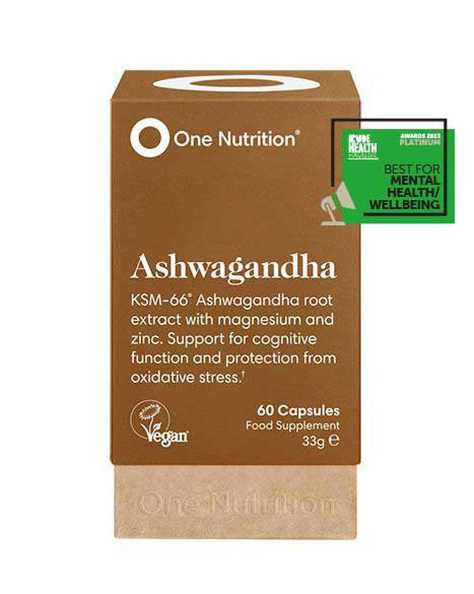 One Nutrition Ashwagandha 60 Caps- Lillys Pharmacy and Health Store