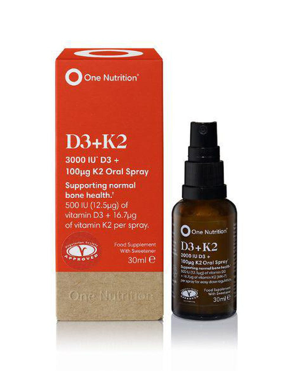 One Nutrition D3 & K2 Oral Spray 30ml- Lillys Pharmacy and Health Store
