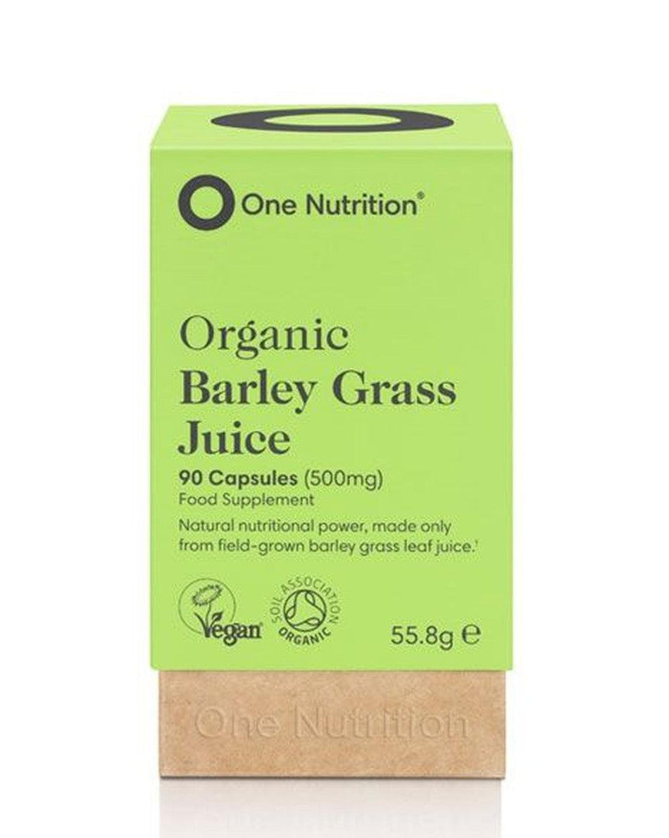 One Nutrition Organic Barley Grass Juice 90 Capsules- Lillys Pharmacy and Health Store