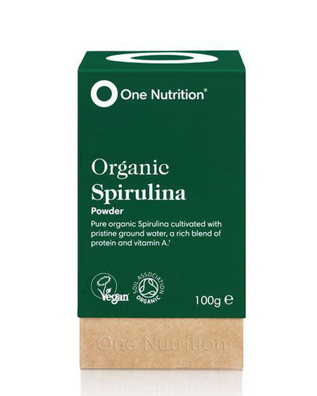 One Nutrition Organic Spirulina 100g powder- Lillys Pharmacy and Health Store