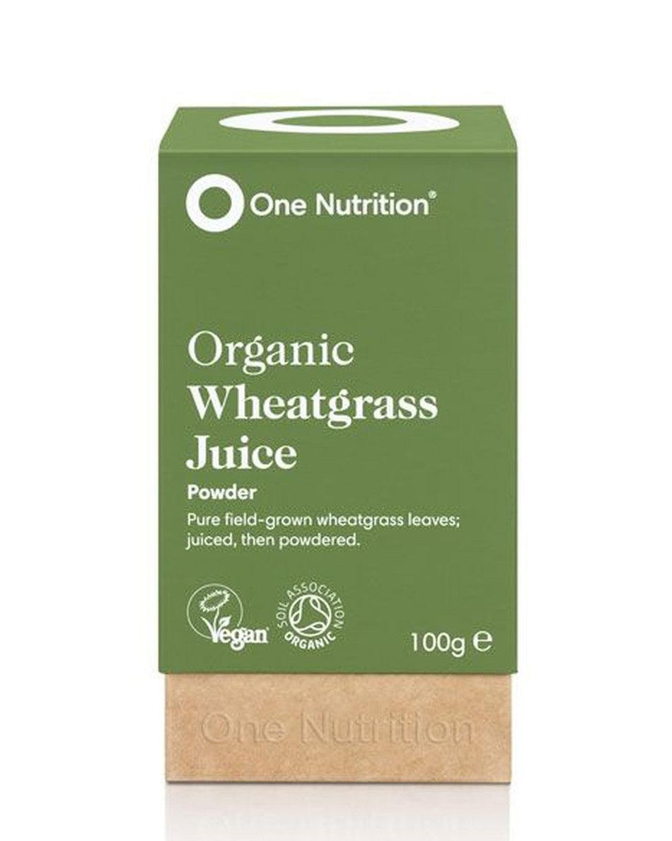 One Nutrition Organic Wheatgrass Juice 100g Powder- Lillys Pharmacy and Health Store